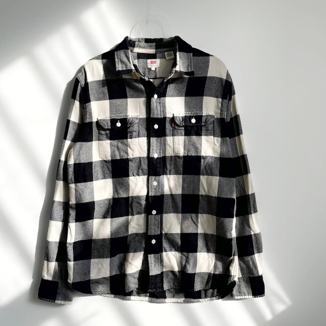 F1 리바이스 체크 패턴 플란넬 셔츠 L사이즈 상품이미지1