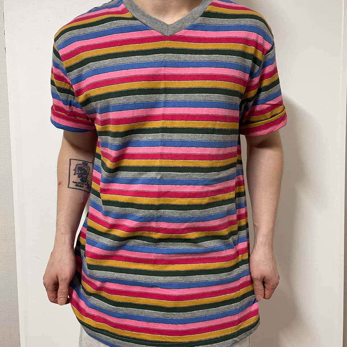 JAPNESE VINTAGE STRIPE SHORT SLEEVE 상품이미지1
