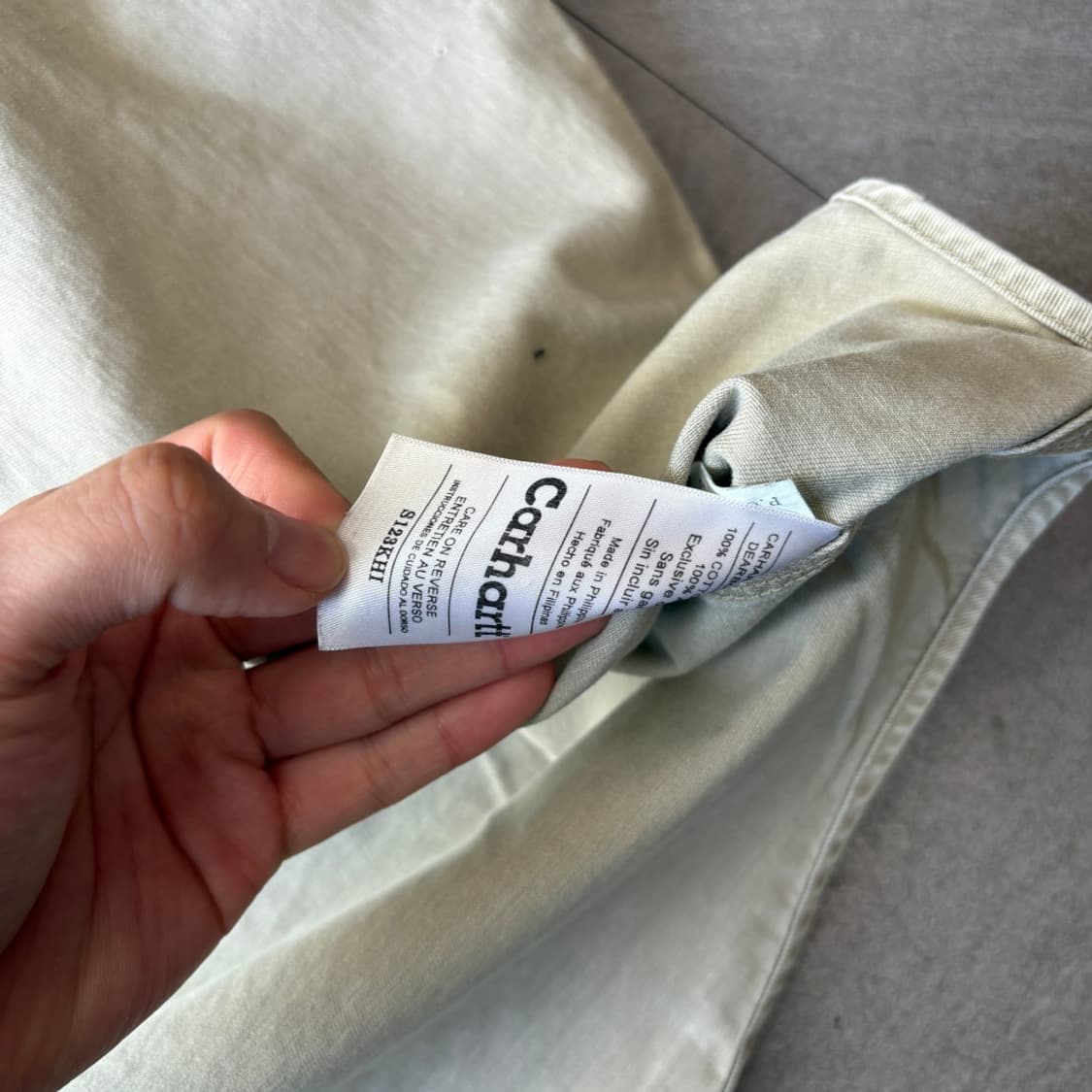 칼하트 오리지널 베이지 웨스턴 긴팔 셔츠 상품이미지9