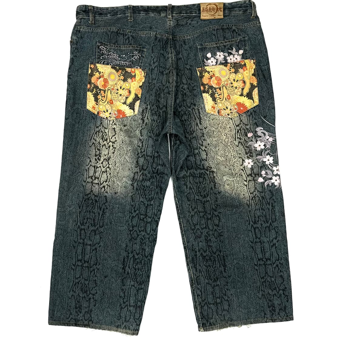 Karakuri tamashii Python Skin jeans 상품이미지7