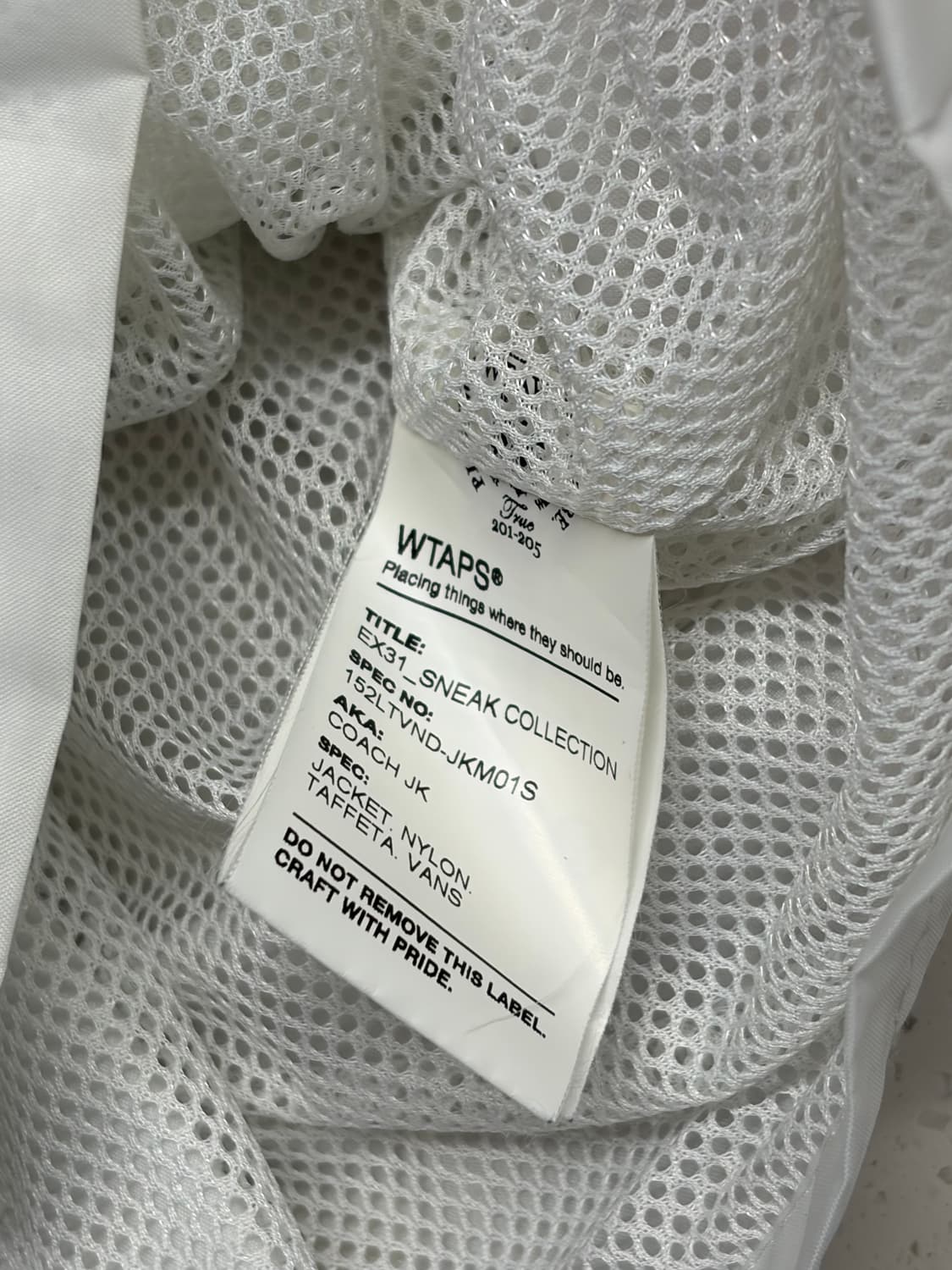 더블탭스 반스 코치자켓  상품이미지5