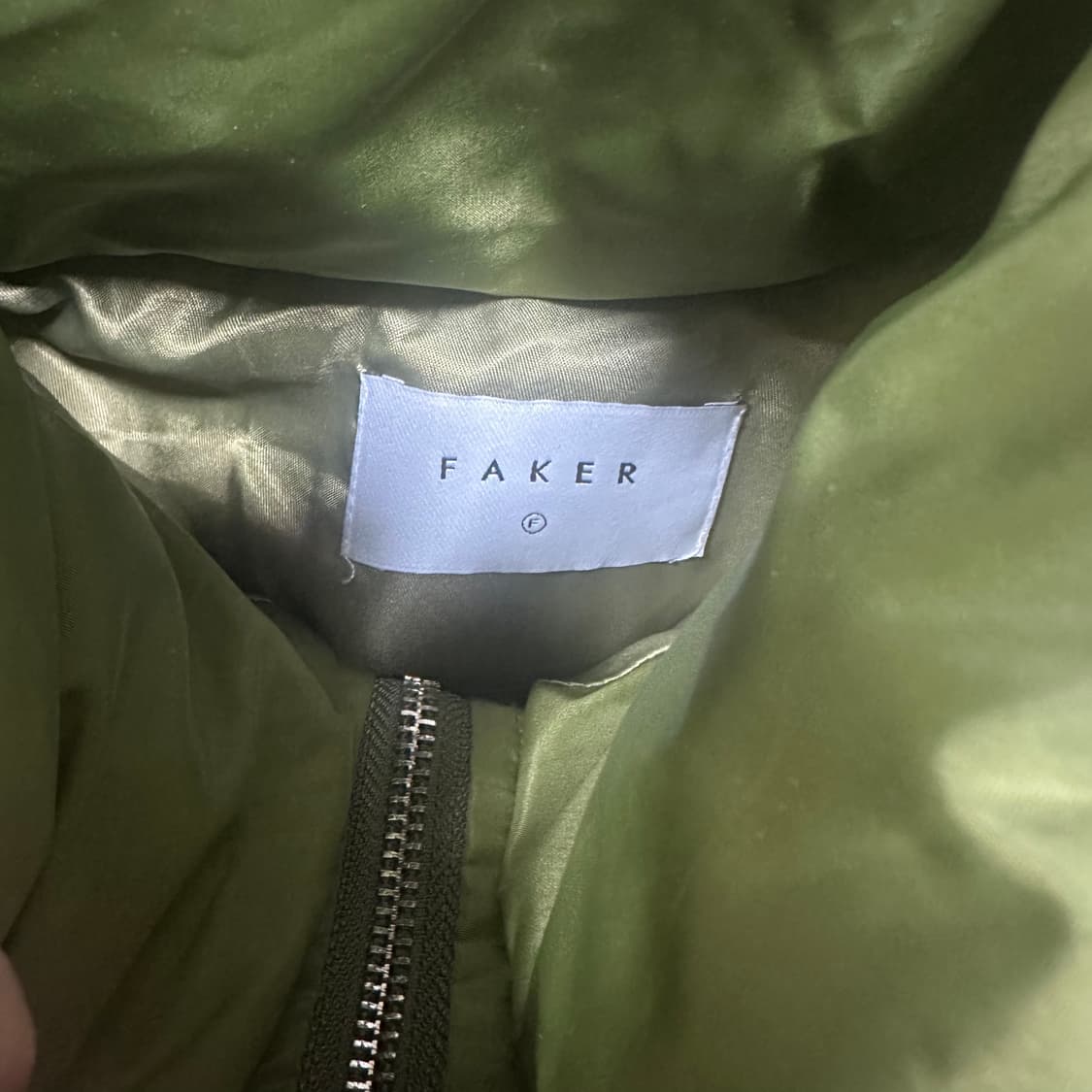 ✨ (바배) 빈티지 그린 패딩 점퍼 상품이미지3