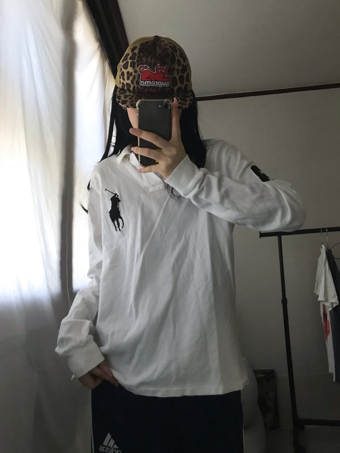 폴로 흰검 빅포니 티셔츠 상품이미지5