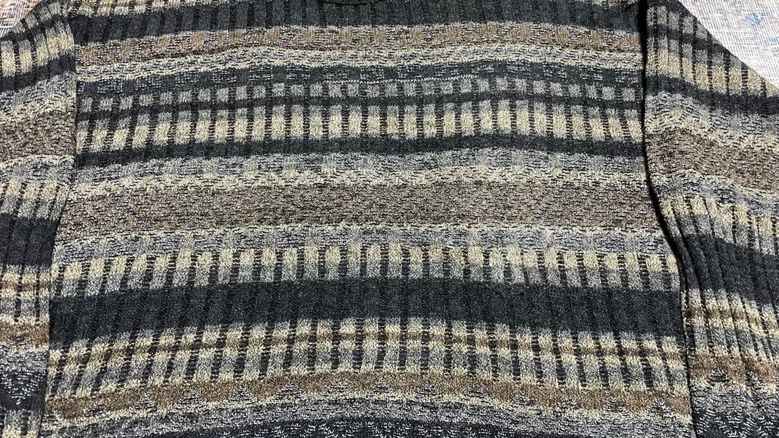 USA 90s 미국 빈티지 Y2K 모리걸 그런지룩 멀티 패턴 니트 스웨터 상품이미지6