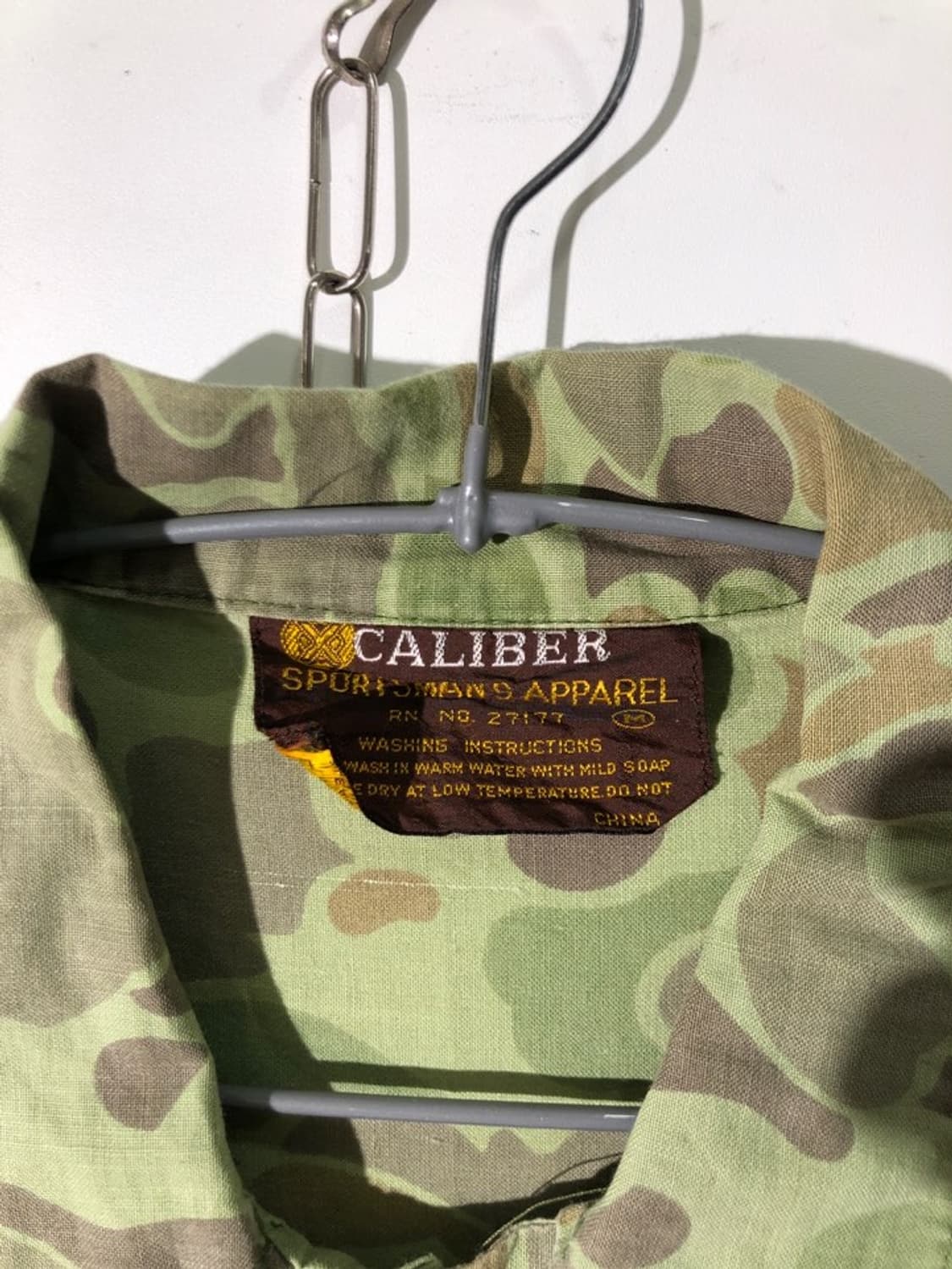 70s caliber 카모플라쥬 디스트로이드 워크 자켓 상품이미지3