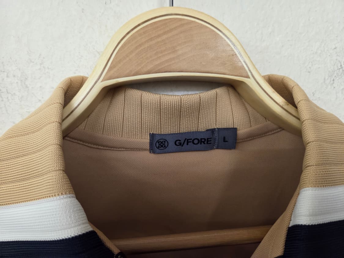 지포어 골프 반팔 카라티 L 베이지 상품이미지3