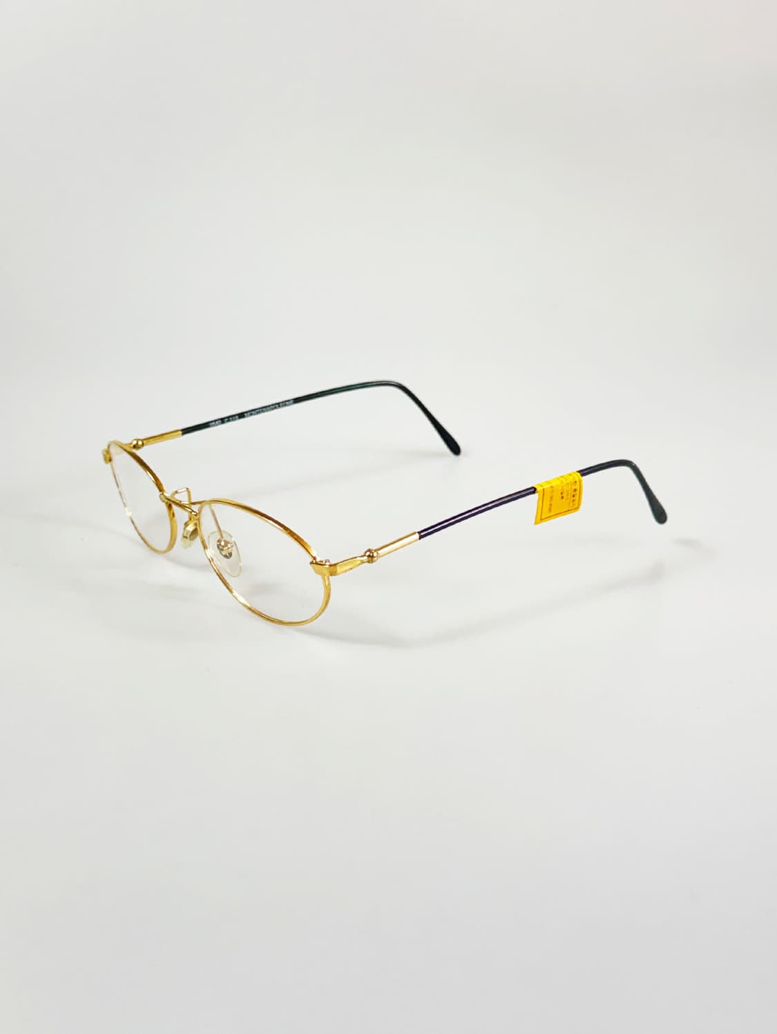 MONTENAPOLEONE 골드 슬림 오벌 메탈 빈티지 안경 상품이미지3