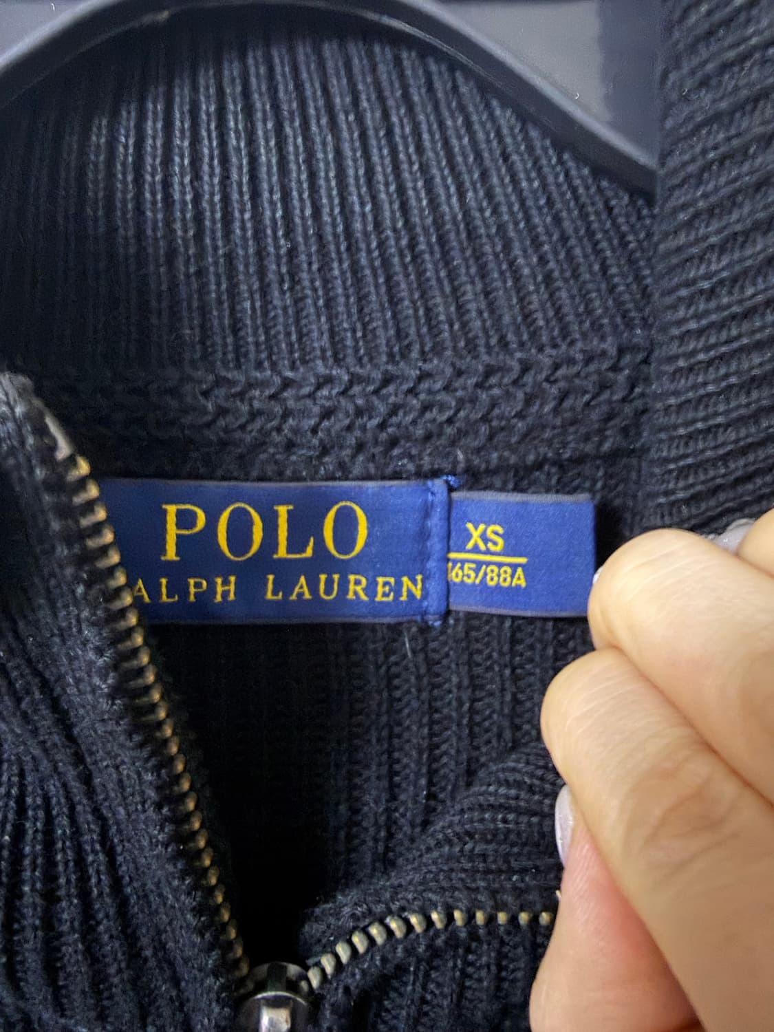 폴로 투웨이 니트집업 상품이미지4