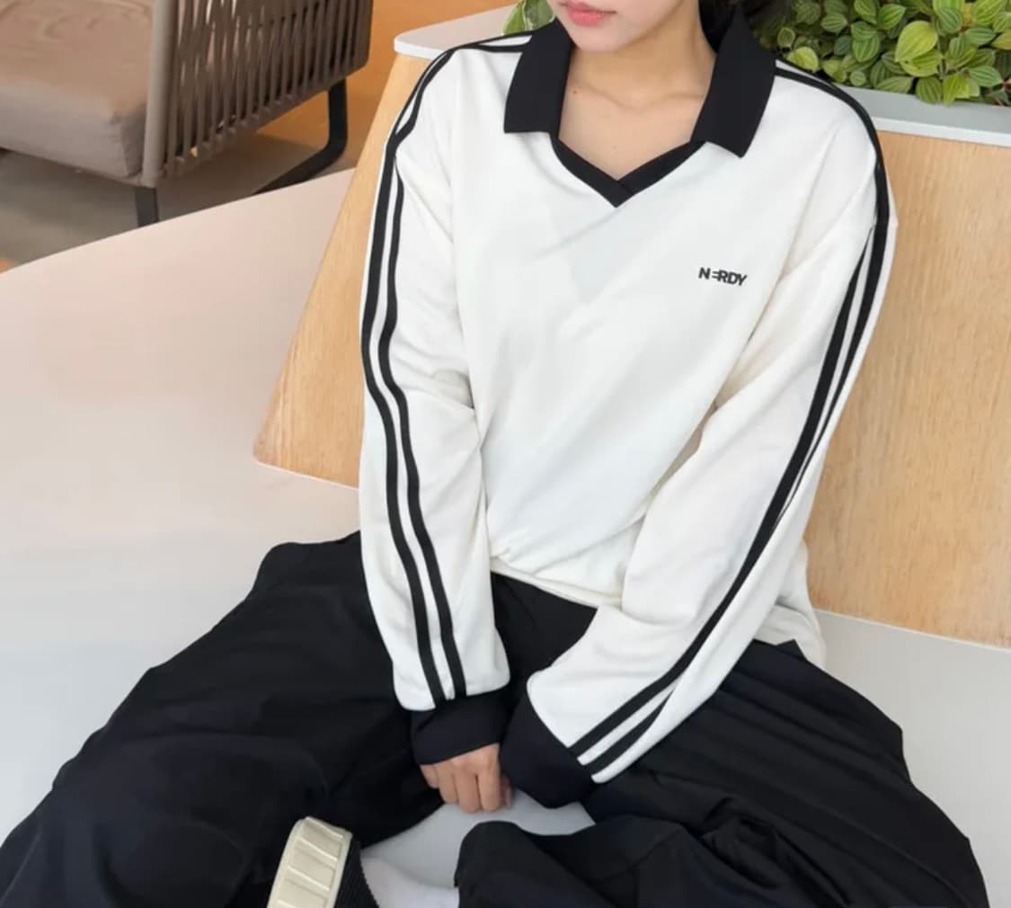 널디 클래식 NY 저지 롱슬리브 네이비 상품이미지5