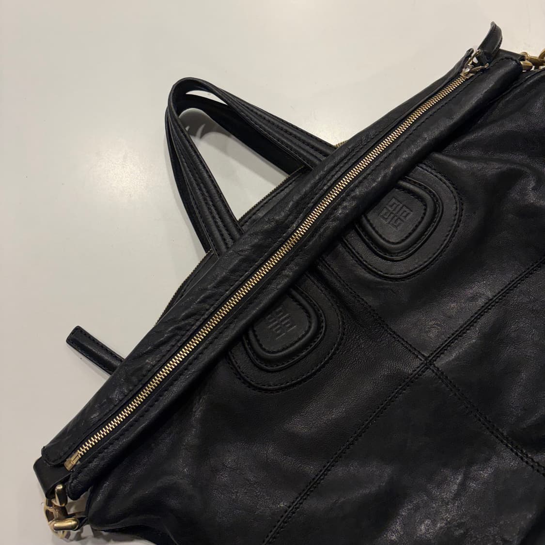 지방시 나이팅게일 레더 블랙 2WAY 토트백 숄더백 상품이미지6