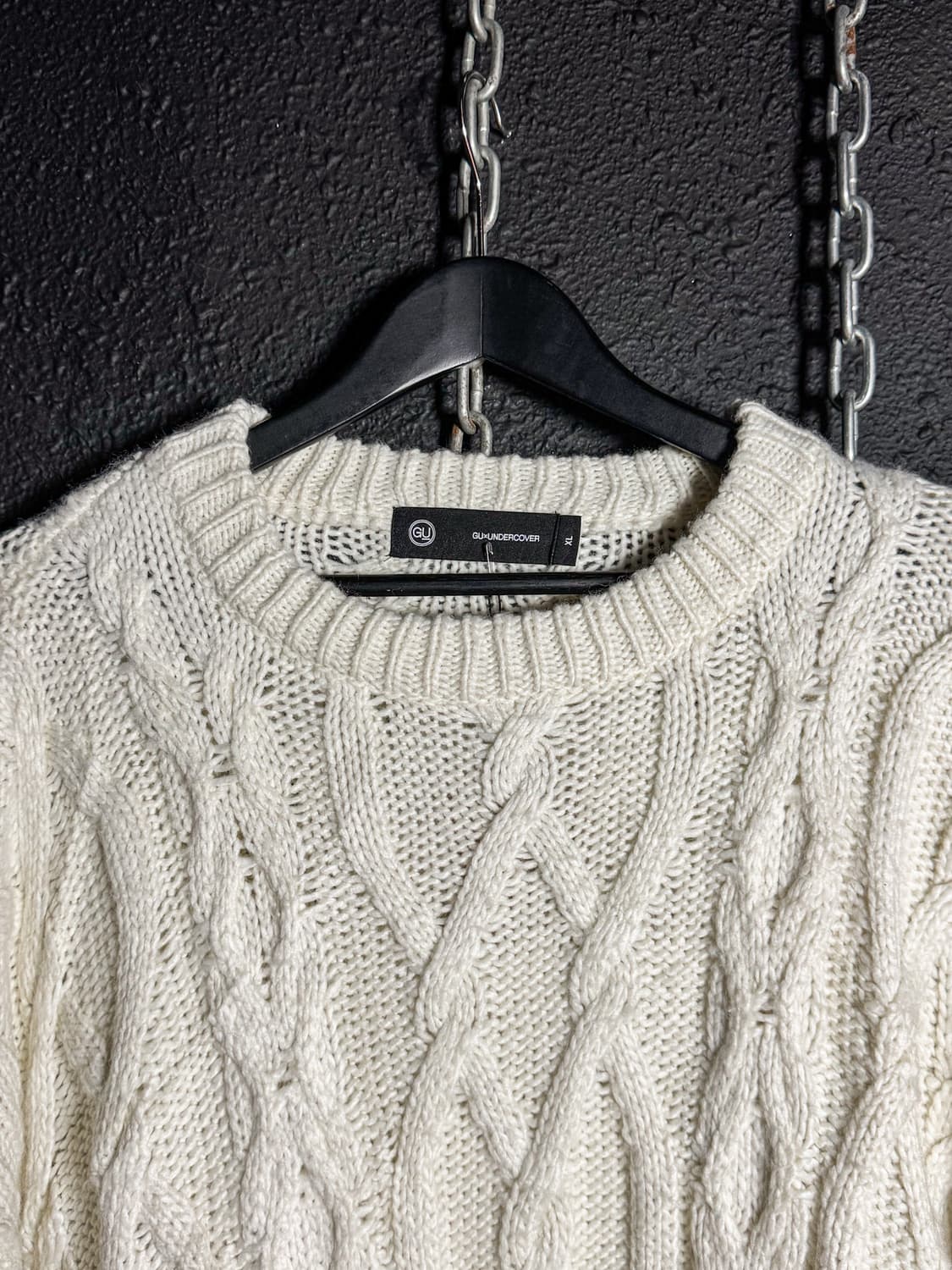 GU × UNDERCOVER – Cable Knit Zip Sweater 상품이미지2