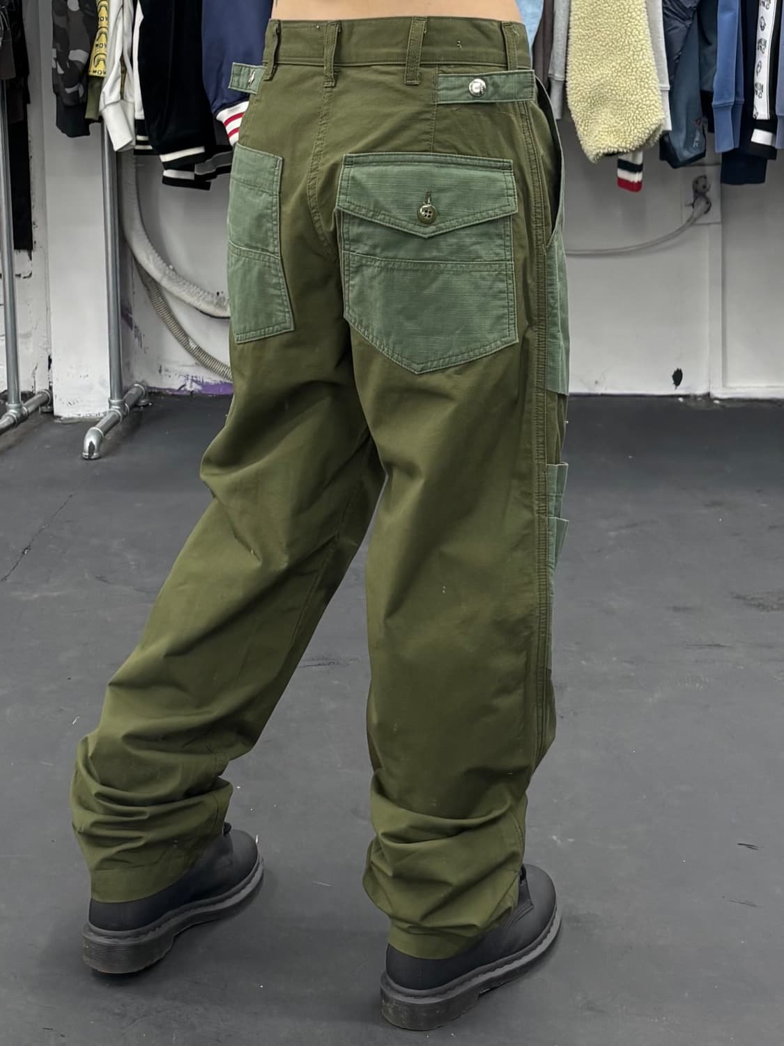 모니탈리 카키 카고팬츠 상품이미지6