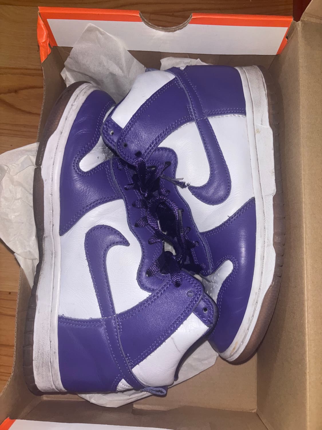 240 나이키 덩크 하이 sp 바시티 퍼플 상품이미지2