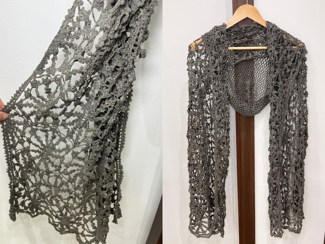 Crochet summer hoodie scarf 상품이미지9