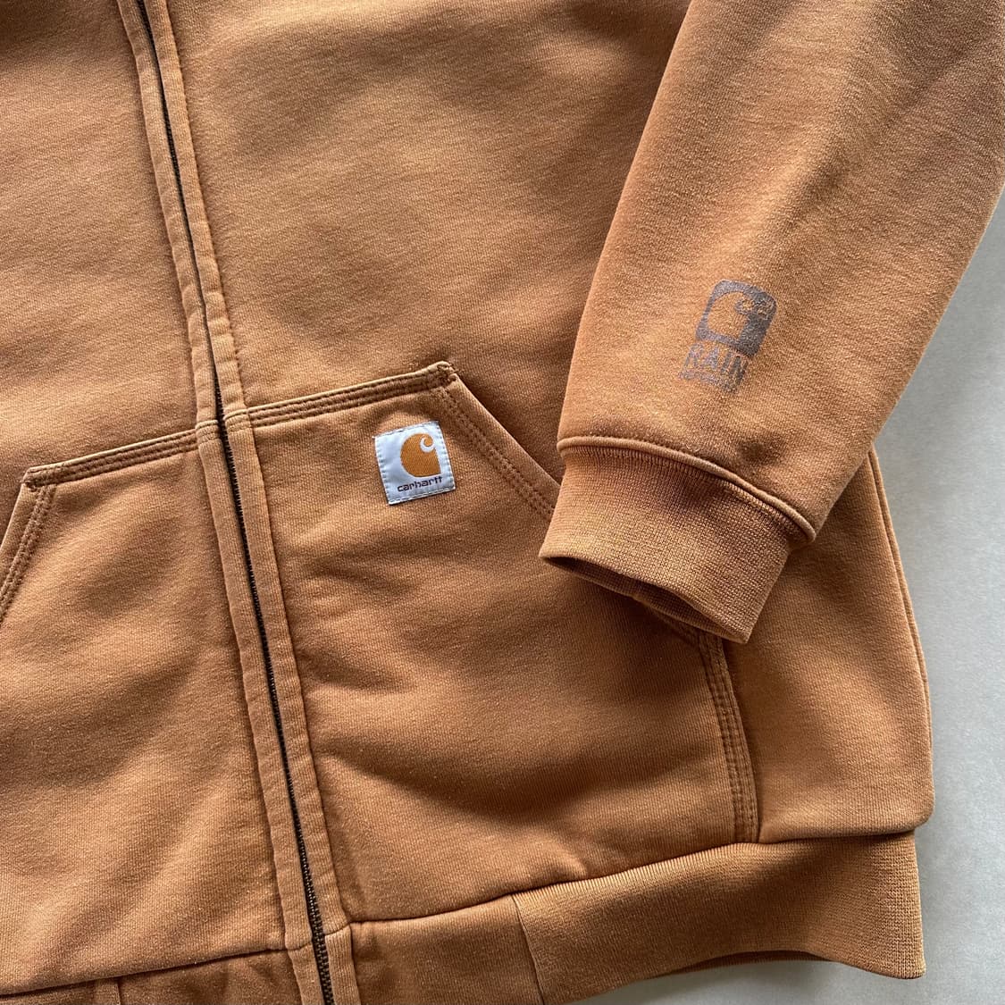 [S-M]칼하트 써멀 레인디펜더 된장 후드집업 상품이미지7