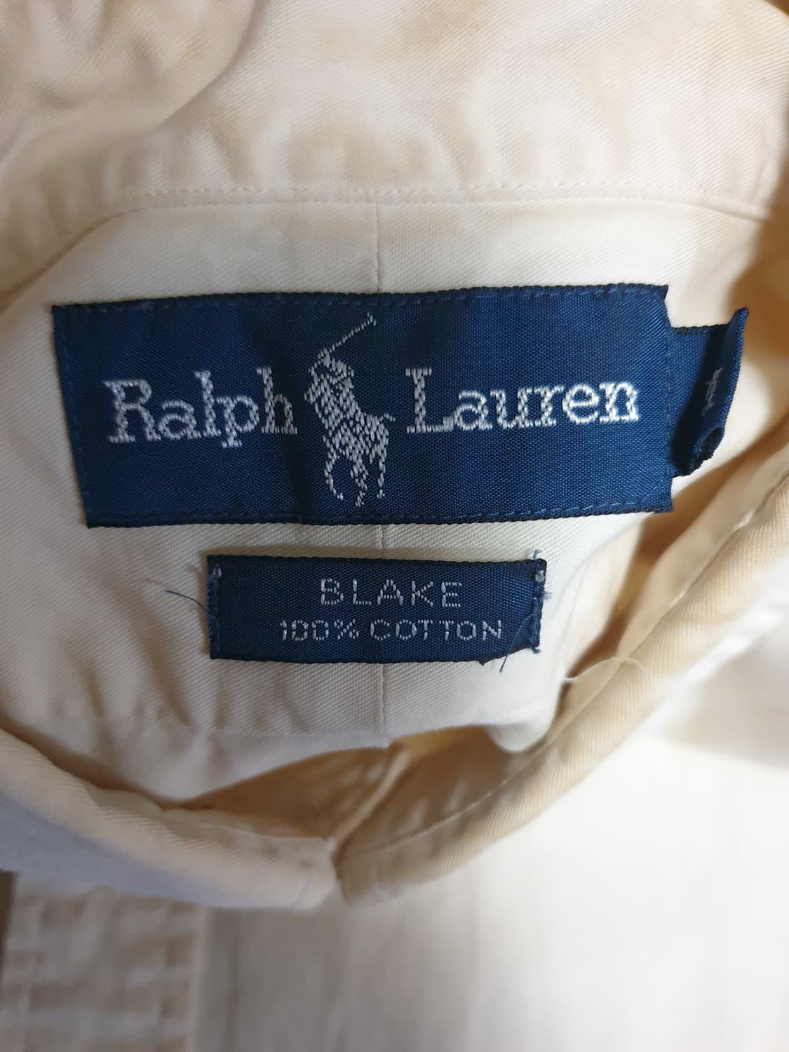 (두산 00s)폴로랄프로렌 BLAKE 코튼 솔리드 옥스퍼드 셔츠 (M) 상품이미지3