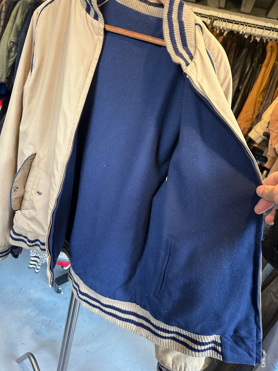 80-90s Grande Bay 리버시블 바시티 자켓 상품이미지7