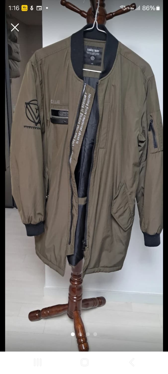 톰스토리MA-1자켓카키.   L 상품이미지1