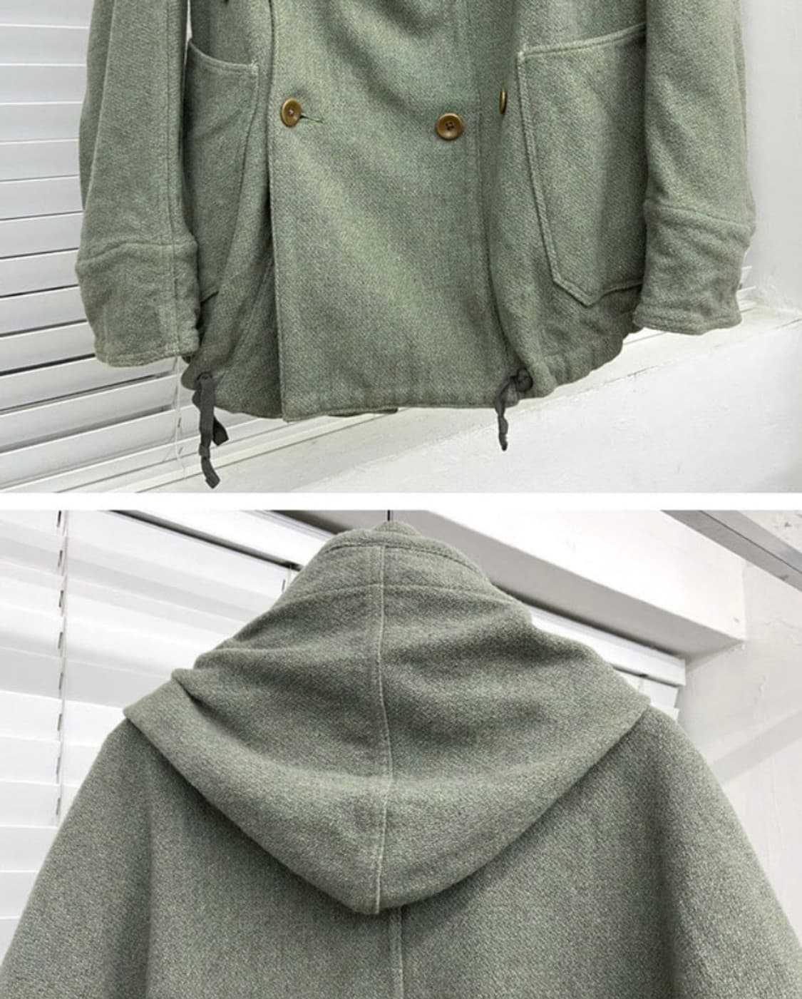 캐피탈 멜톤 울 링코트 상품이미지4