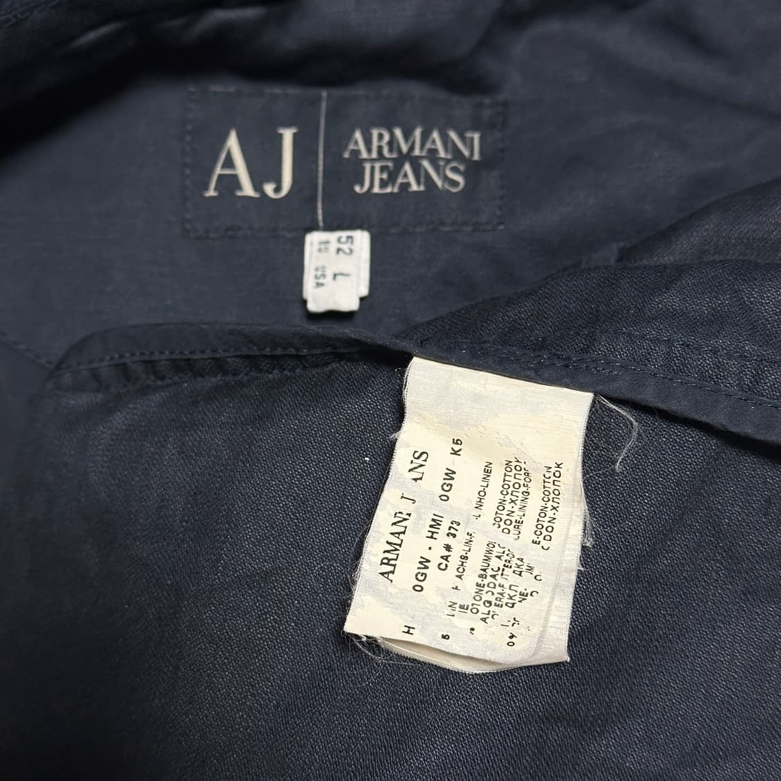 아르마니 진스 린넨 자켓 상품이미지6