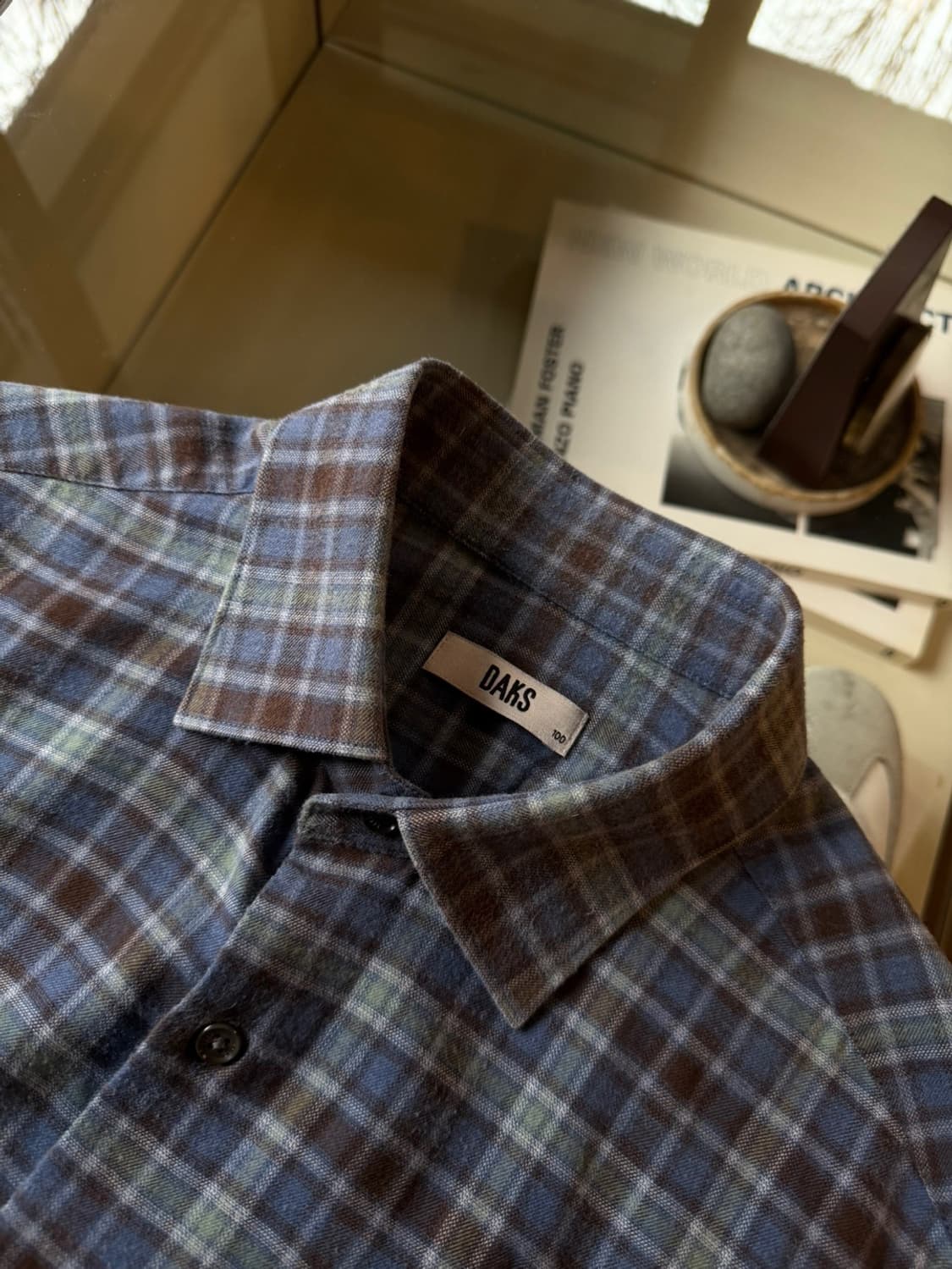 DAKS 닥스 플란넬 셔츠 100 상품이미지8