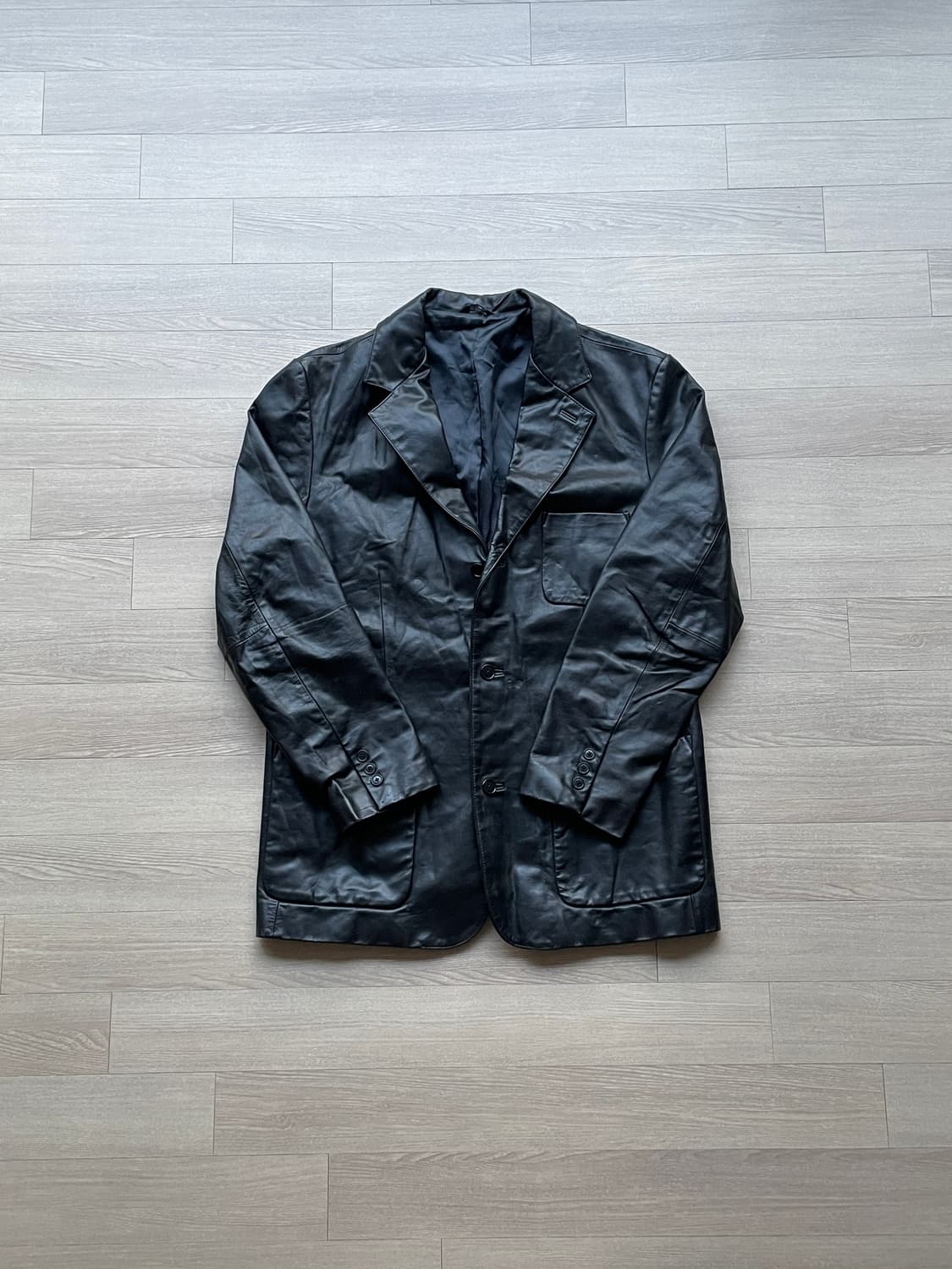 90s 올드갭 레더 블레이저 자켓 상품이미지1