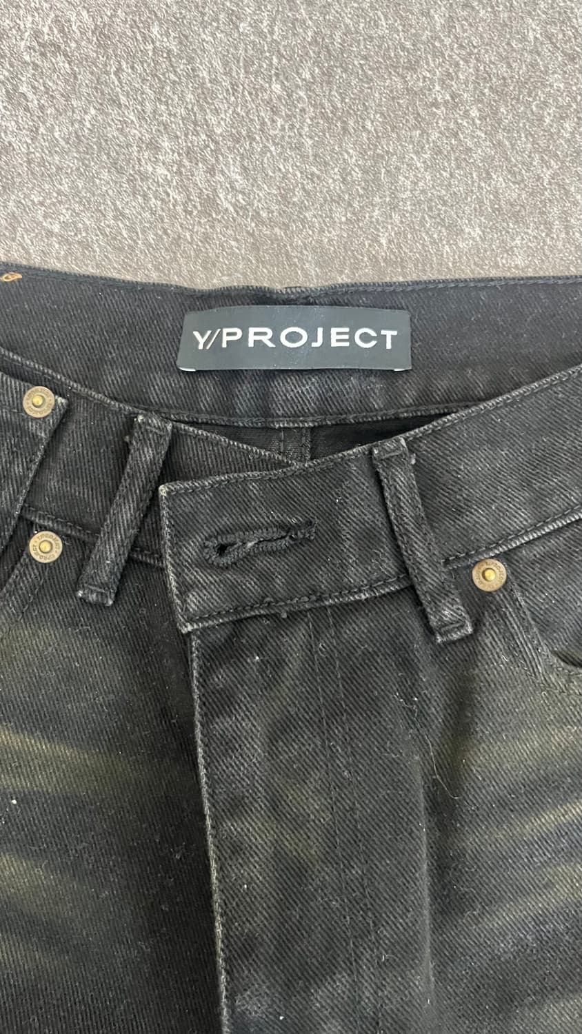 Y/PROJECT 블랙 후크 데님 진 상품이미지4