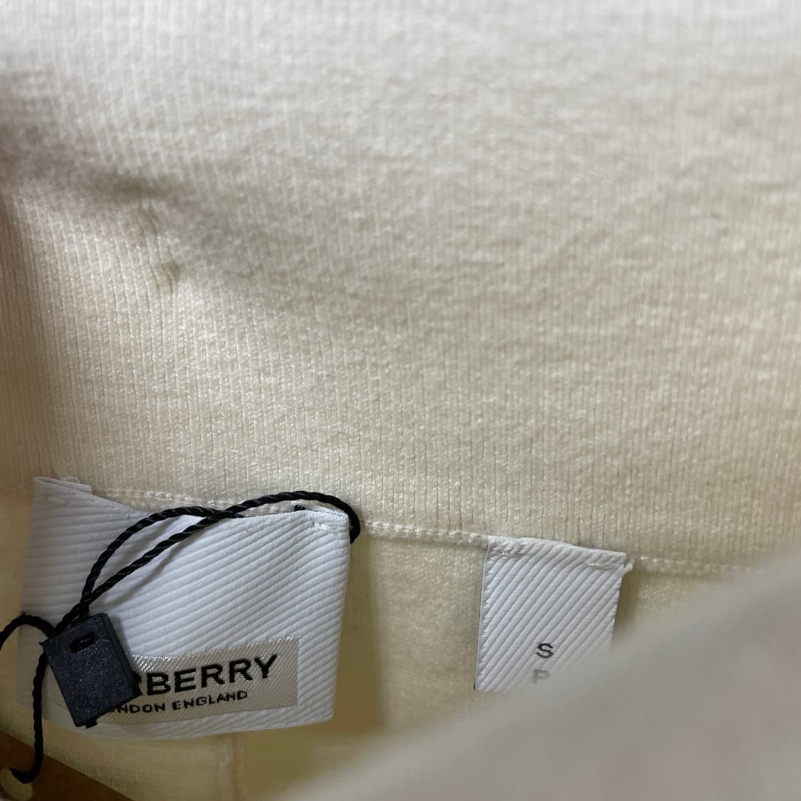 버버리 트레이닝 조거 팬츠 아이보리 S(W) 상품이미지6