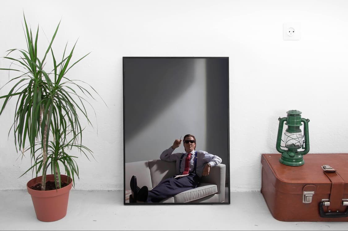 아메리칸싸이코 영화 액자 50x70cm 인테리어 소품 상품이미지1