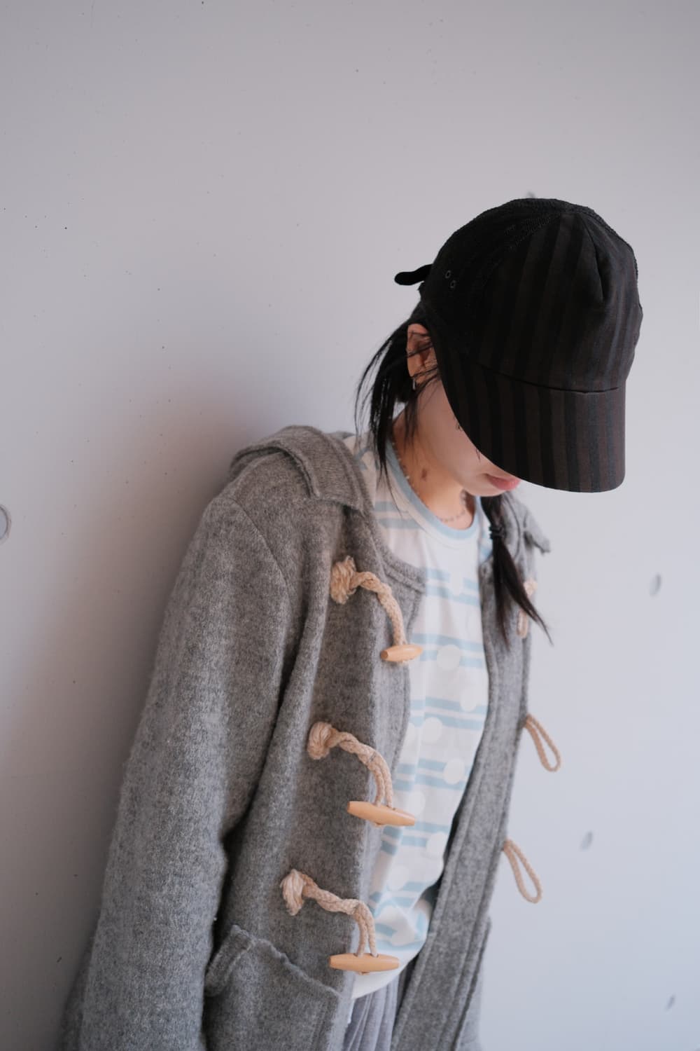 Stripe mesh cap 상품이미지1