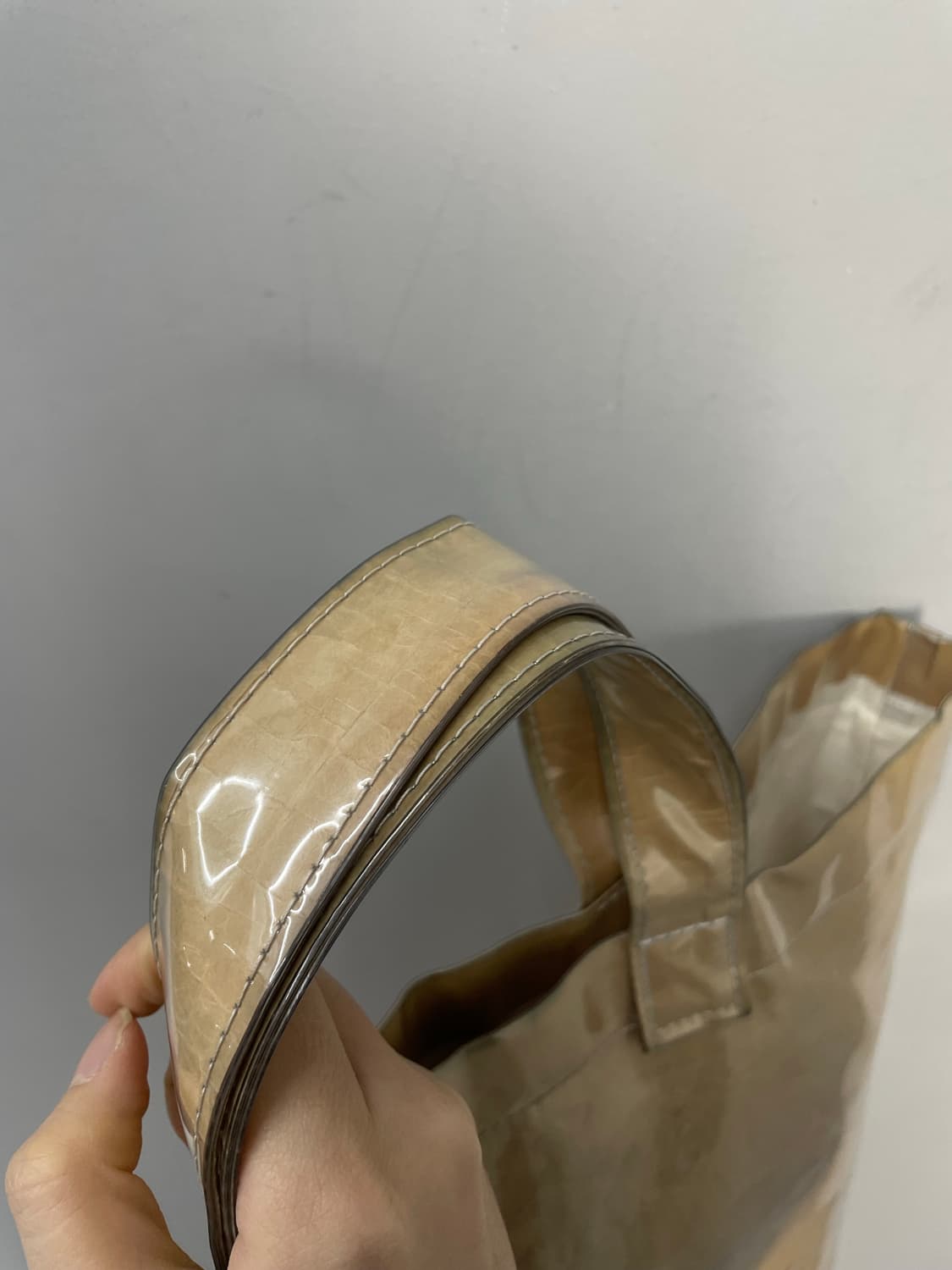 꼼데가르송 PVC 페이퍼 쇼퍼백 H1600 상품이미지8