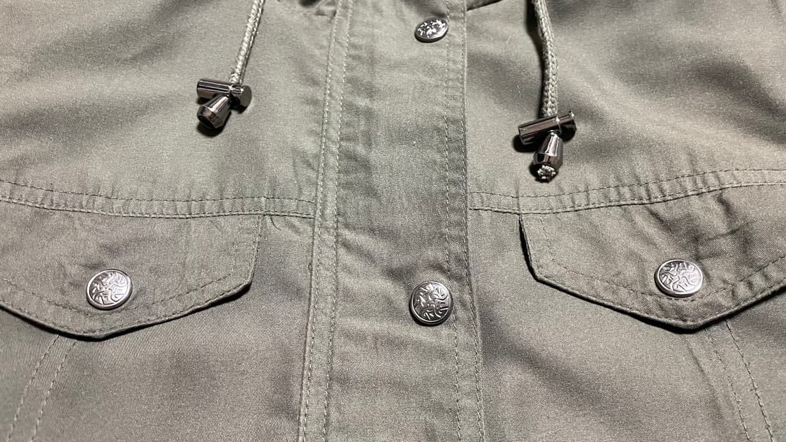 JPN 일본 빈티지 y2k 아메카지 올리브 카키 밀리터리 후드 야상 자켓 상품이미지7