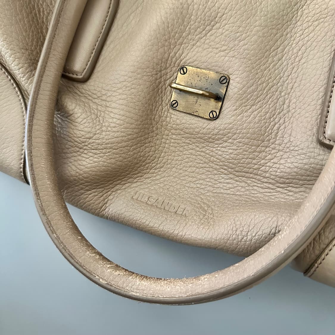 질샌더 jil sander 로고 가죽 토트백 상품이미지7