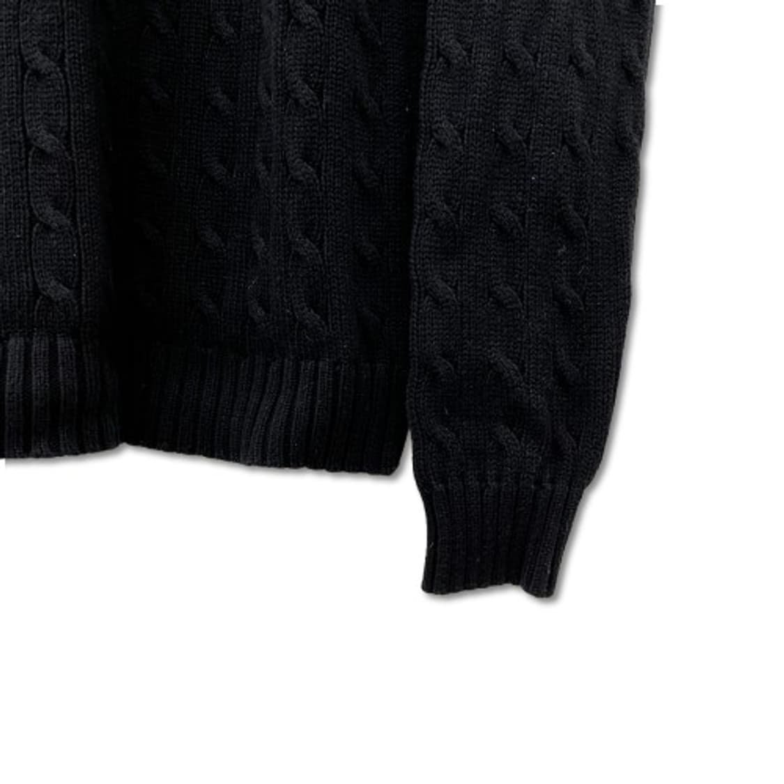 폴로 랄프로렌 케이블 니트 블랙 스웨터 상품이미지7