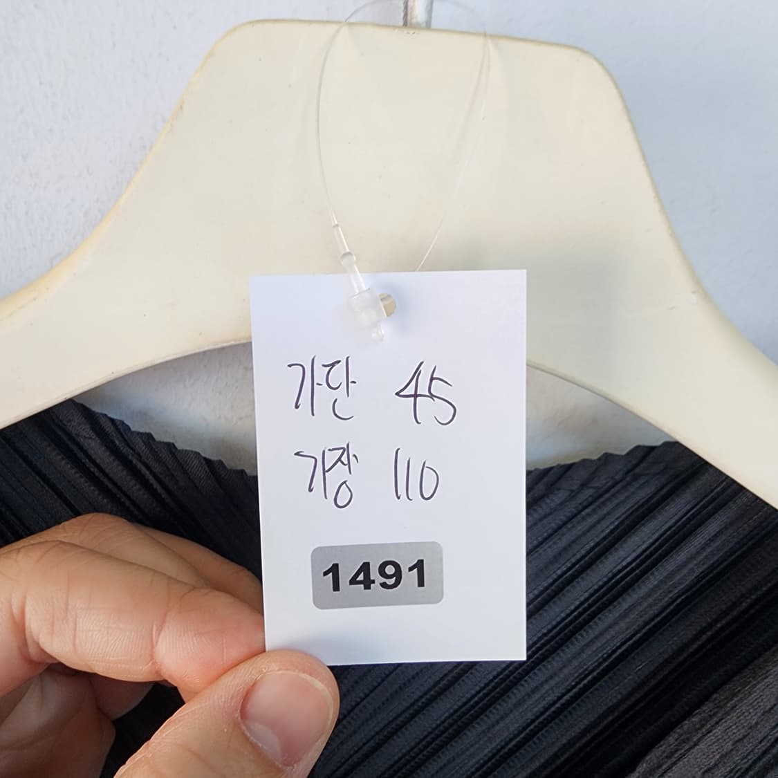 플리츠 블랙 민소매 원피스 상품이미지7