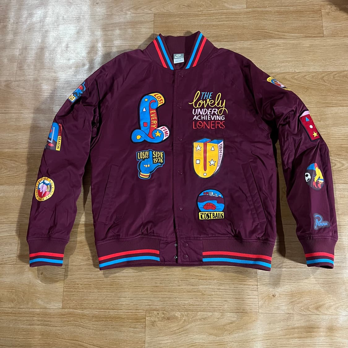 [95] 나이키x파라 바시티 자켓 상품이미지5