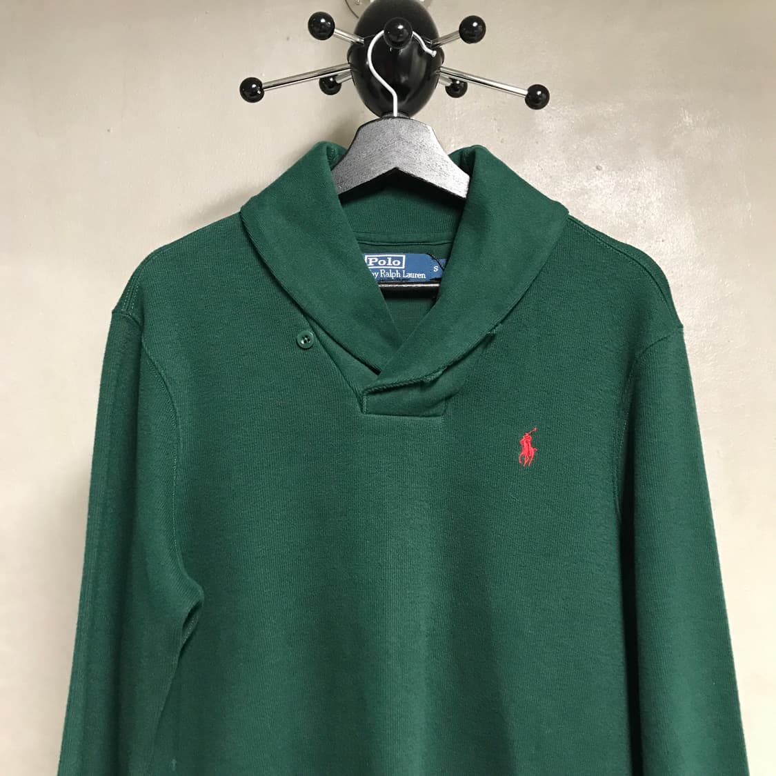 폴로 랄프로렌 숄카라 맨투맨 그린 S 상품이미지2