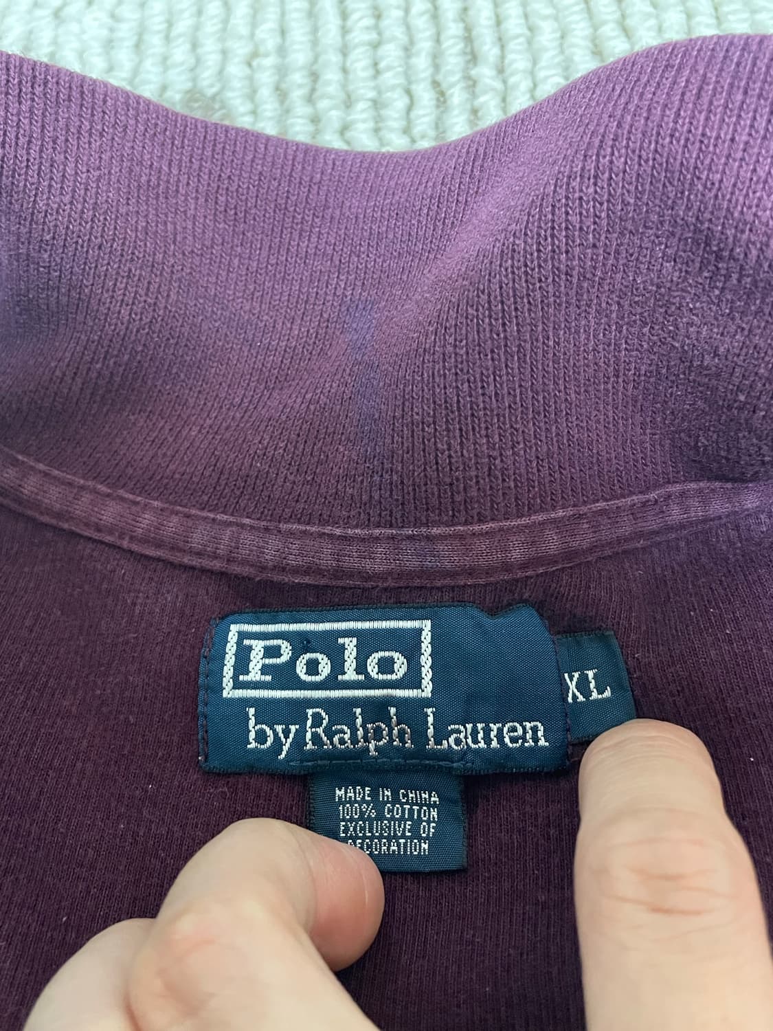 폴로 랄프로렌 반집업 니트 상품이미지3