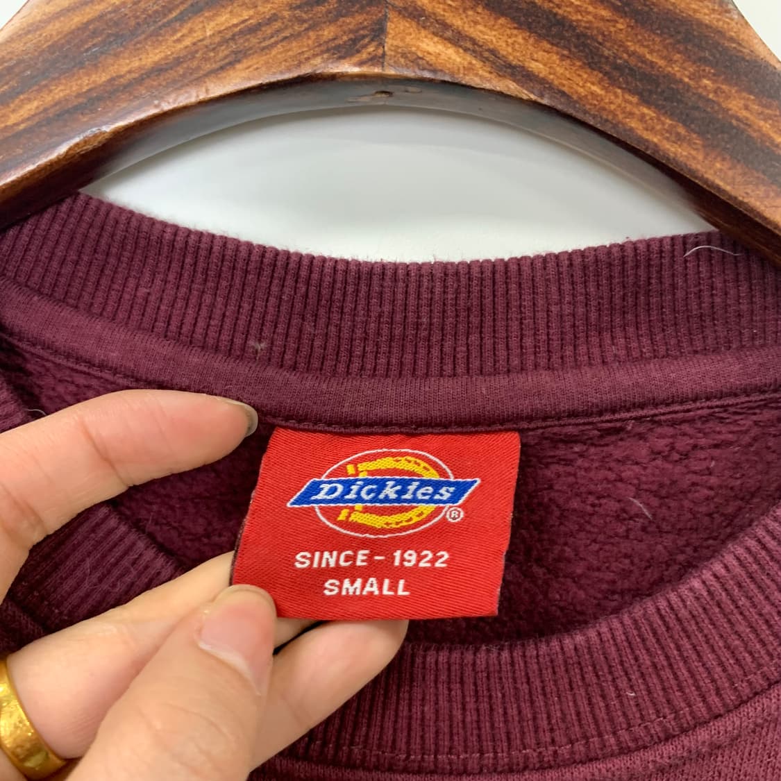 디키즈 y2k 와투케 버건디 맨투맨 상품이미지7