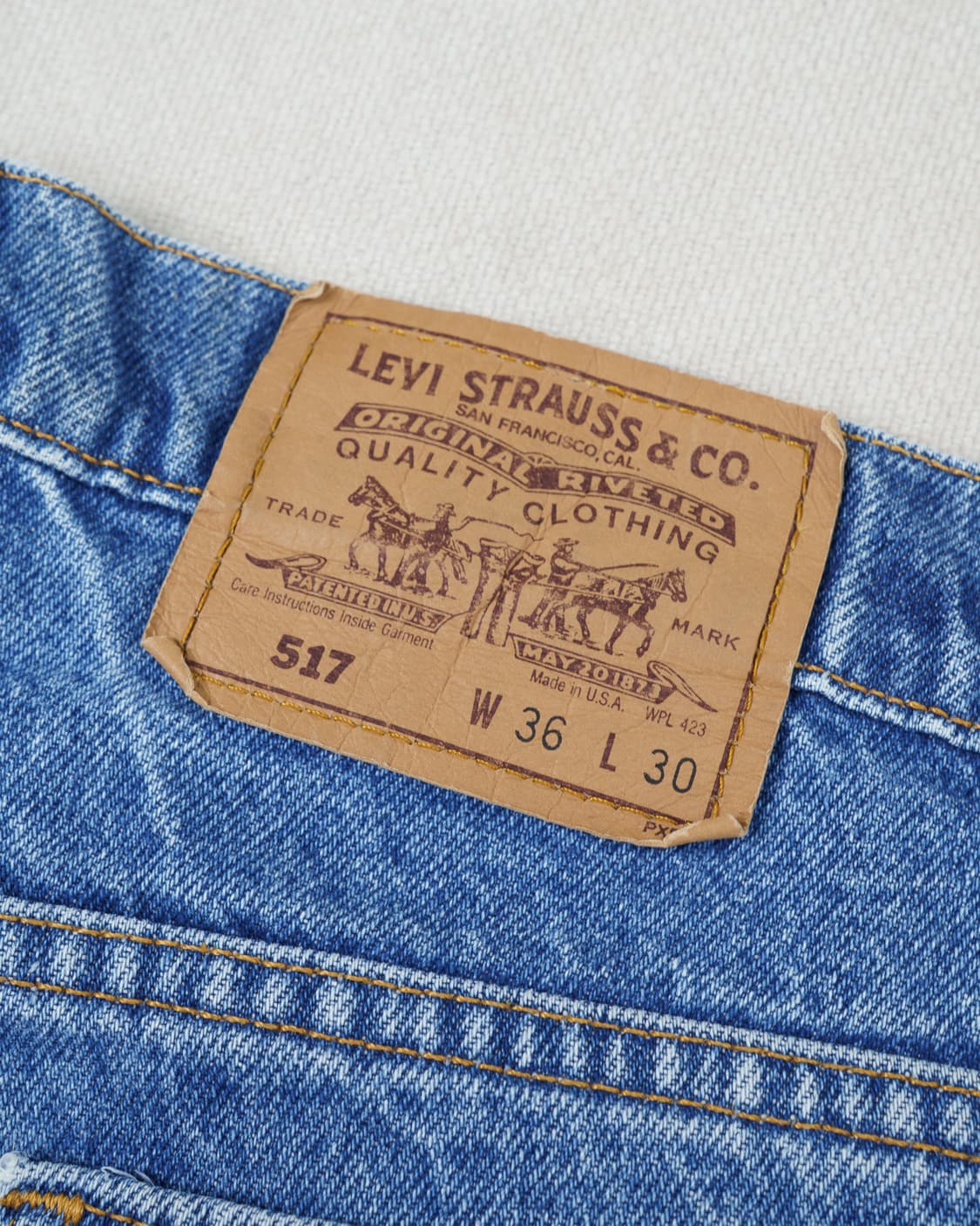 (허리 45) 90s 리바이스 517 부츠컷 데님 팬츠 상품이미지6