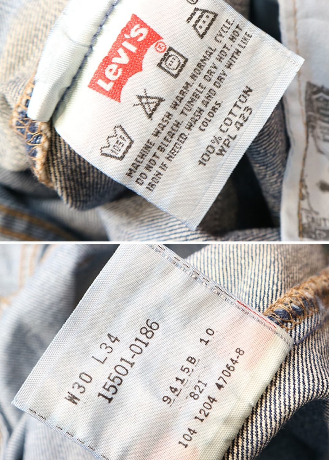 미국판 04s levis 15 501-0186 블랭크텝 튼튼한 데님팬츠  상품이미지9