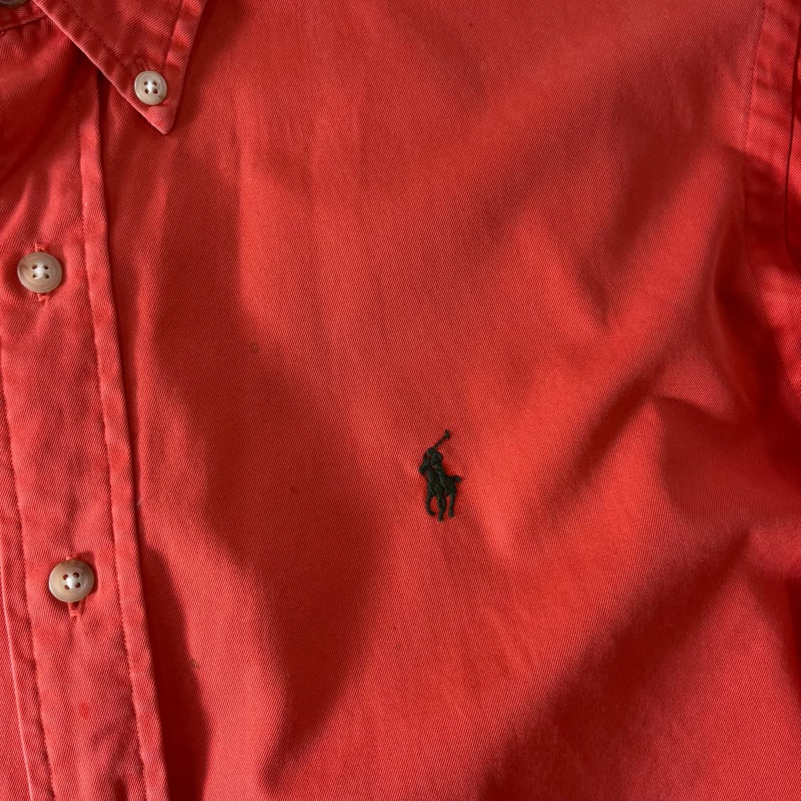 105 폴로랄프로렌 코튼 오렌지 셔츠  상품이미지3