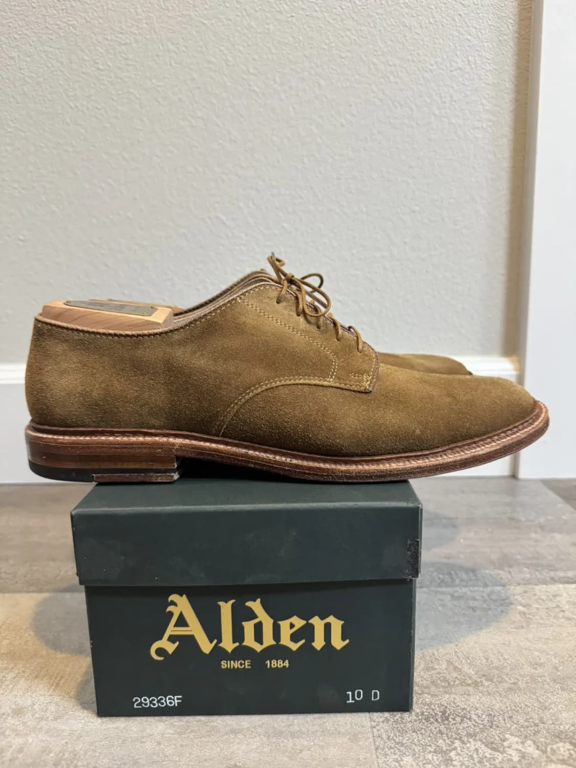 10D 알든 29336F  플레인토 더비  스너프 스웨이드 상품이미지5