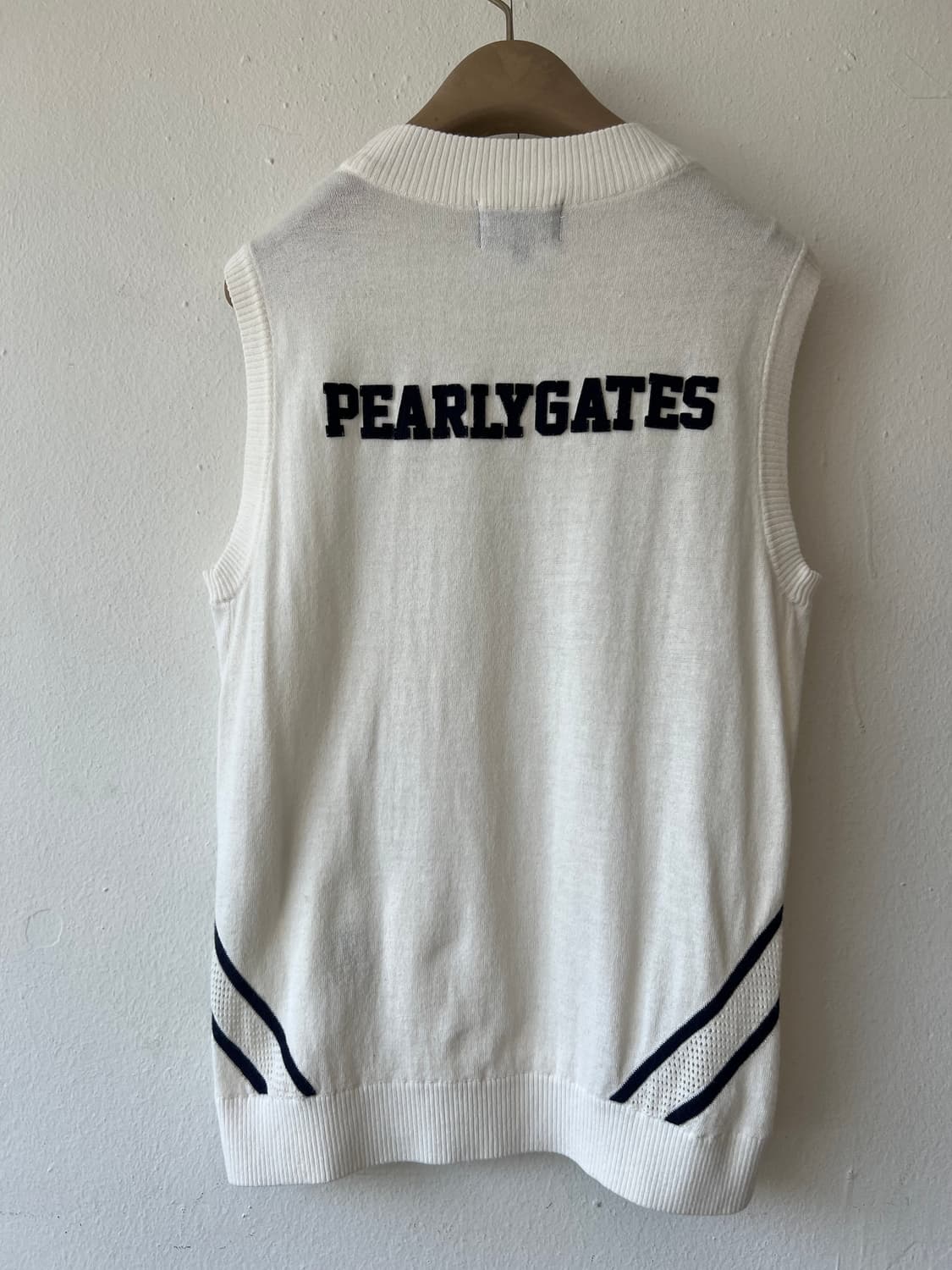 파리게이츠 여성 아이보리 골프조끼 니트조끼 상품이미지3