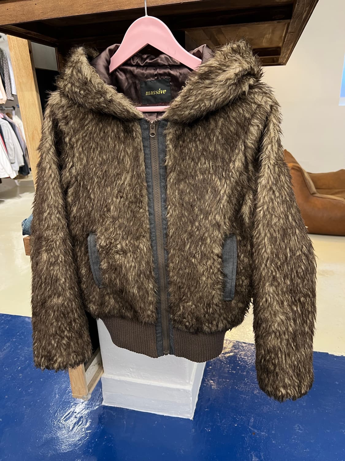 massive Y2K 갸루 플리스 후드 자켓 상품이미지6