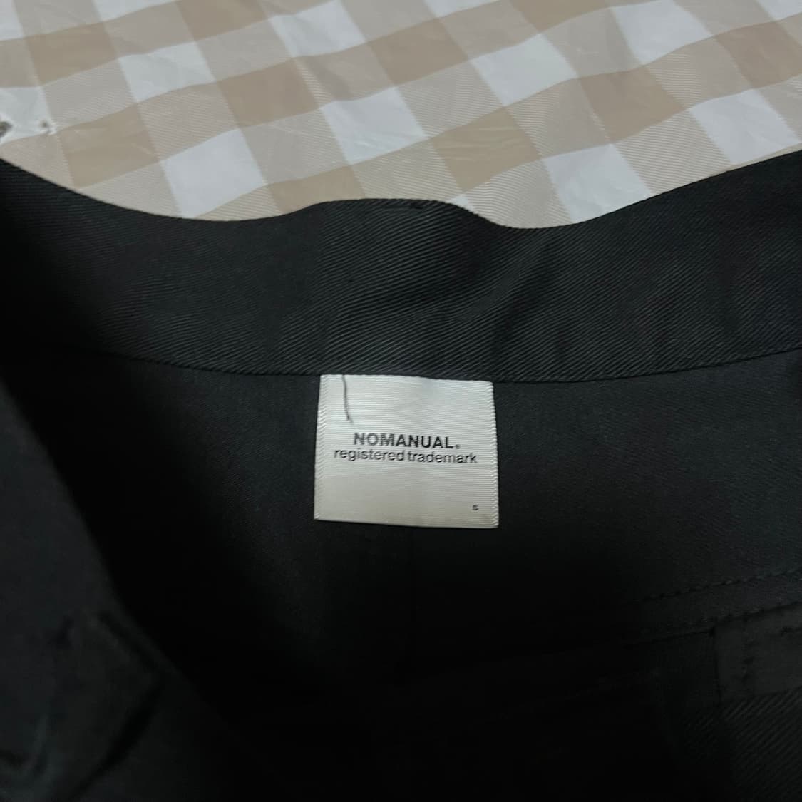 노매뉴얼 와이드 스티치 팬츠 S 스트릿 무드 바지 코튼 오버핏 상품이미지2