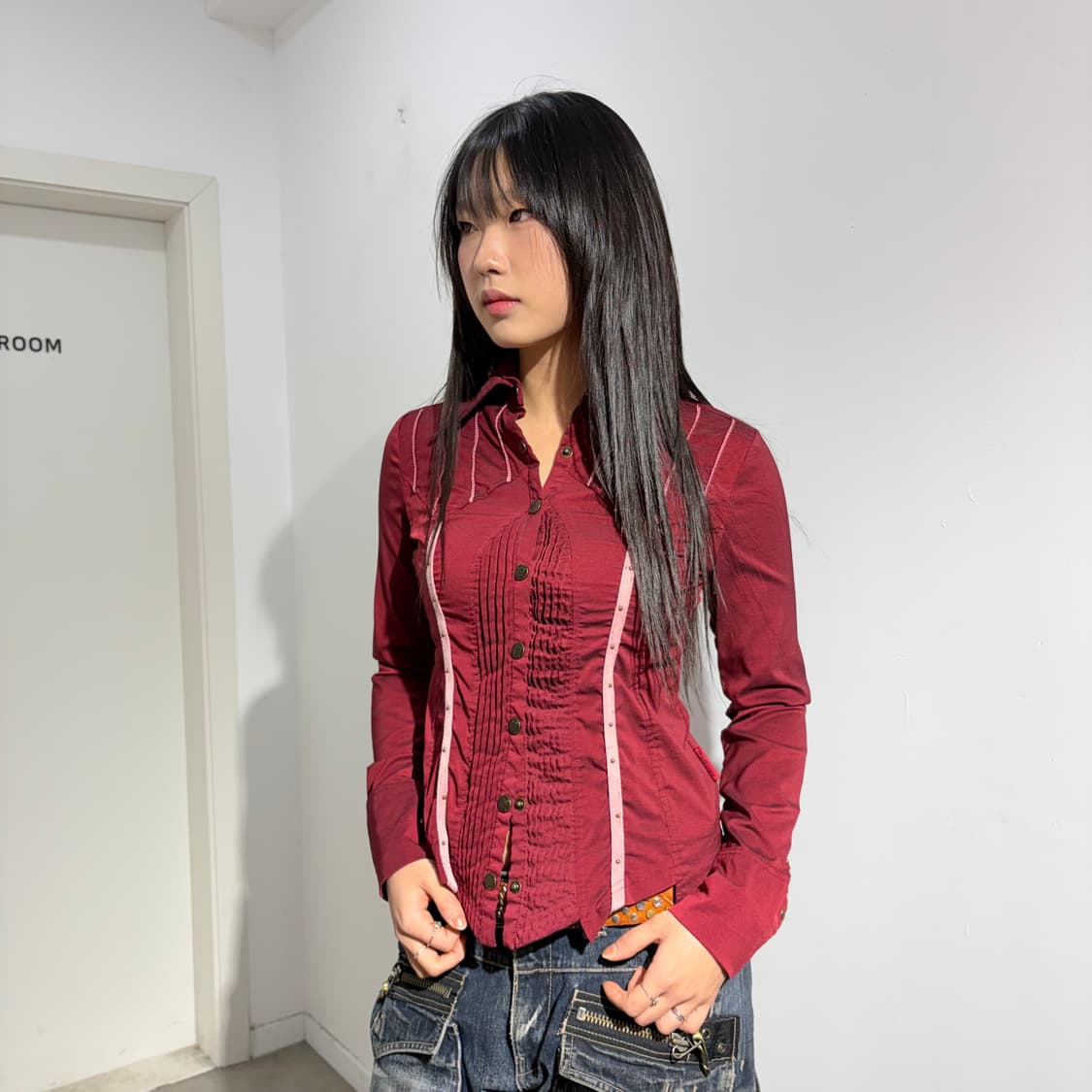 Ozz croce 오즈온 고스 펑크 셔츠 상품이미지1