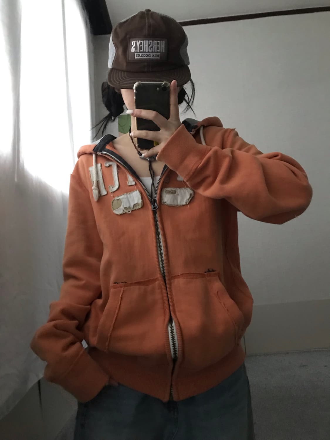 아베크롬비 오렌지 후드집업 상품이미지6