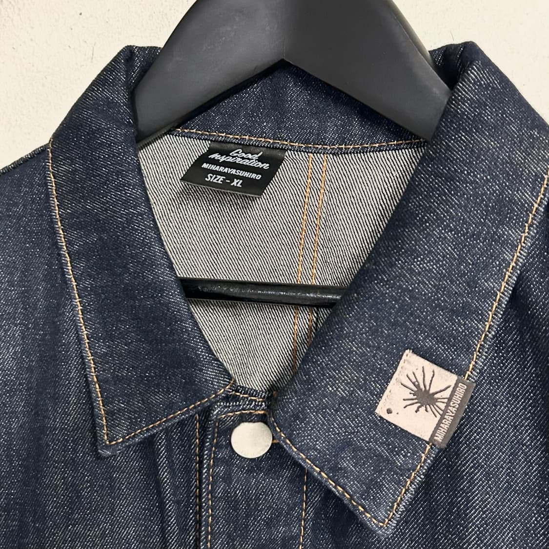 MIHARAYASUHIRO x GU denim jacket deep bl 상품이미지8