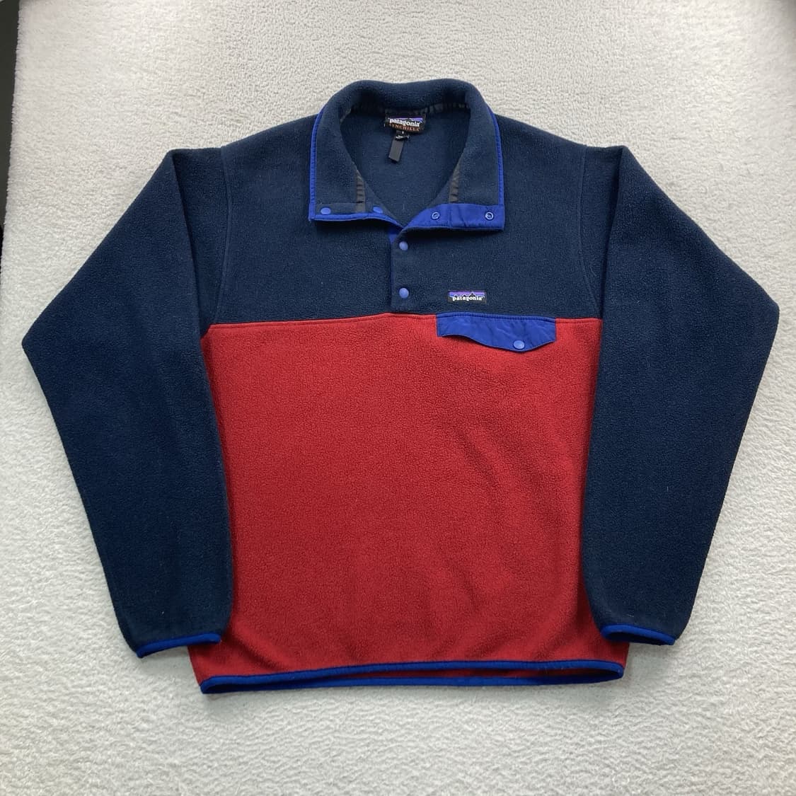 16FW 파타고니아 신칠라 스냅-T 네이비/레드 상품이미지1